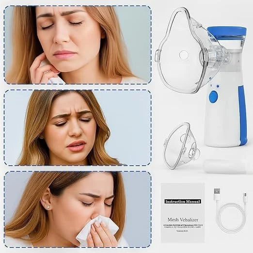 Premium Portable Mesh Nebulizer | Silent & Rechargeable