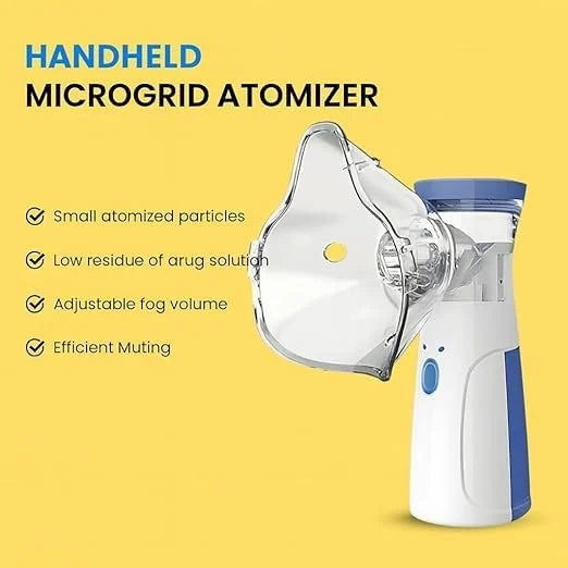 Premium Portable Mesh Nebulizer | Silent & Rechargeable