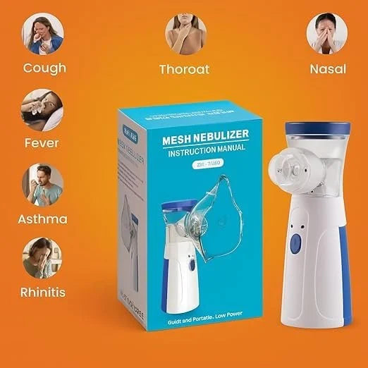 Premium Portable Mesh Nebulizer | Silent & Rechargeable